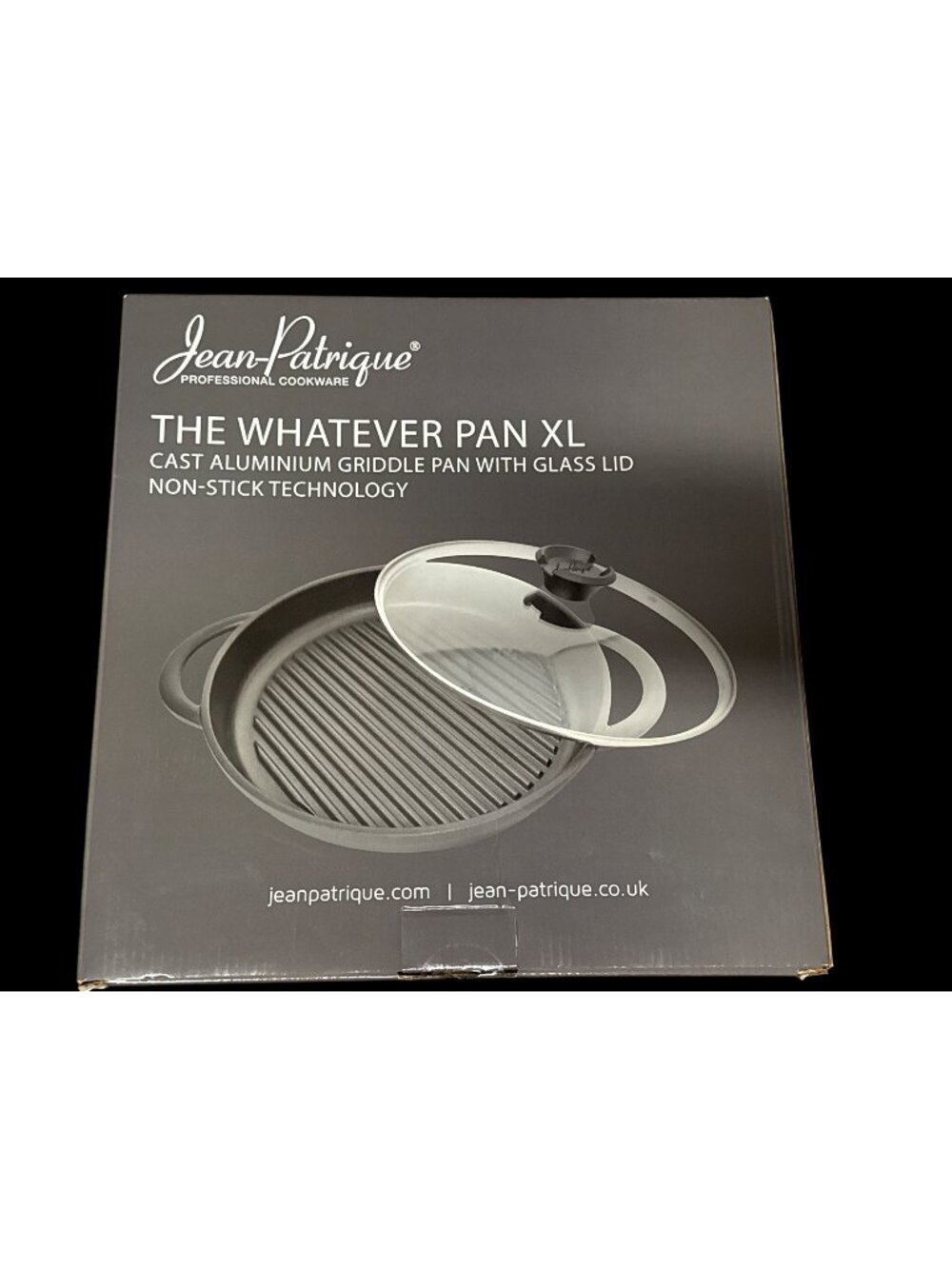 Jean-Patrique the Whatever Pan Cast Aluminum Griddle Pan Stove Top New in Box